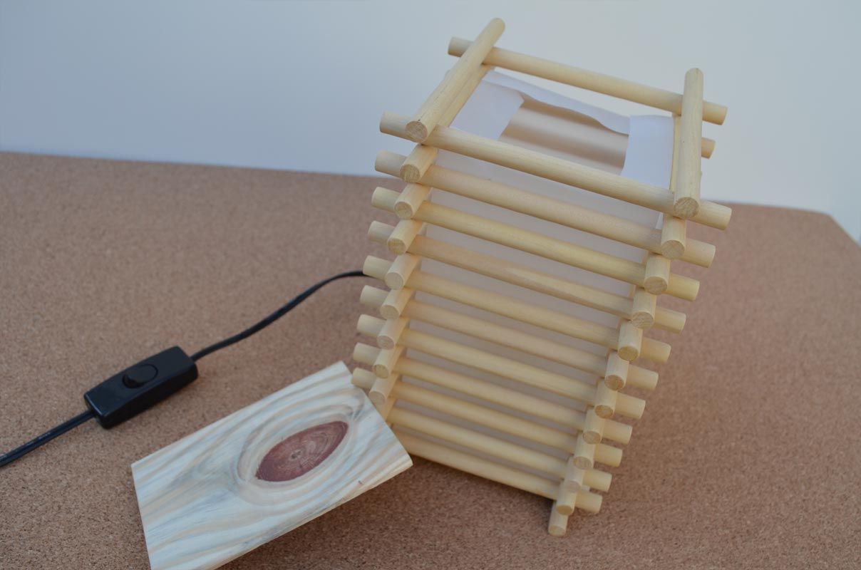 Aprenda a Fazer Um Abajur De Madeira!