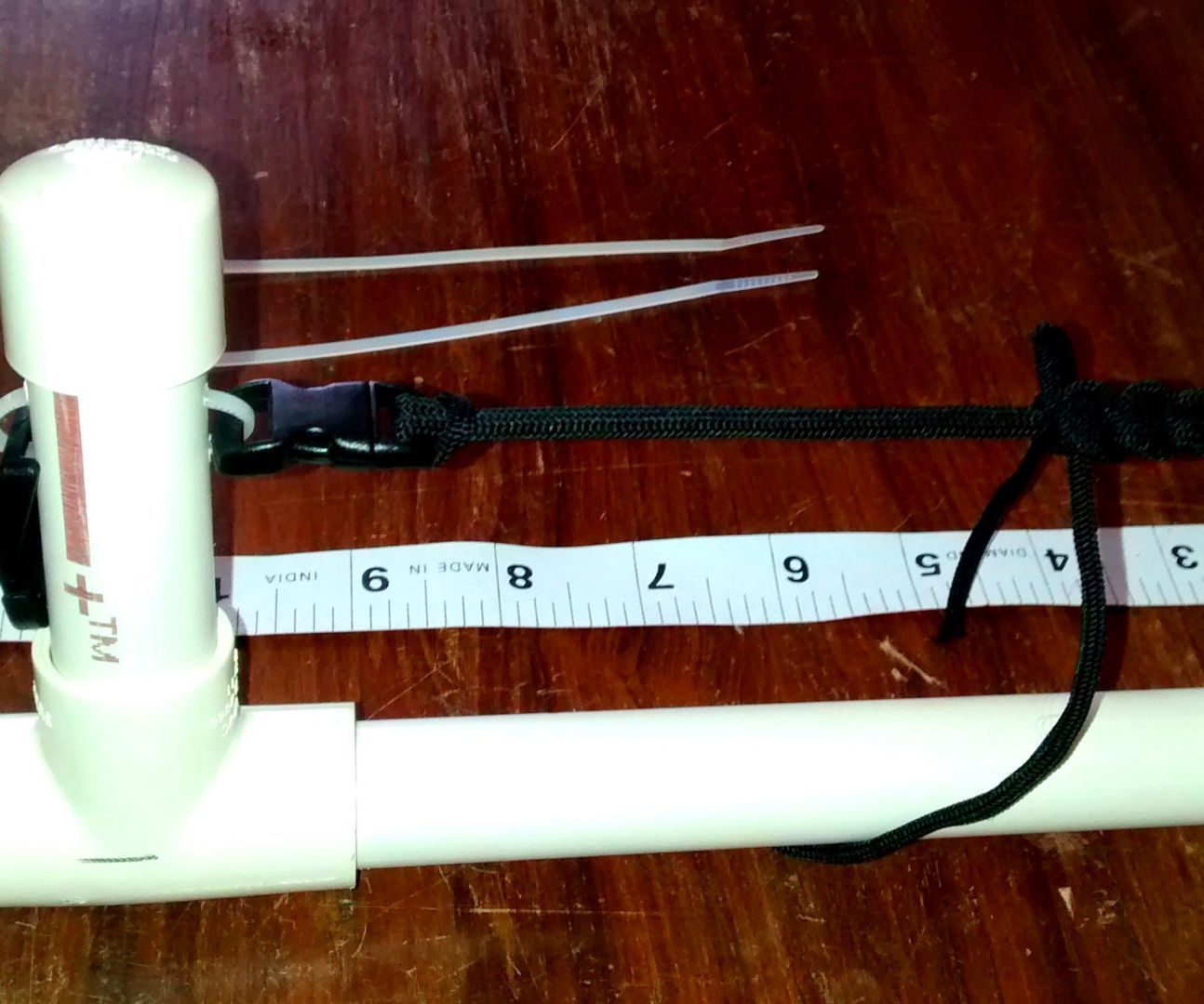 Collapsible PVC Pipe Bracelet Jig