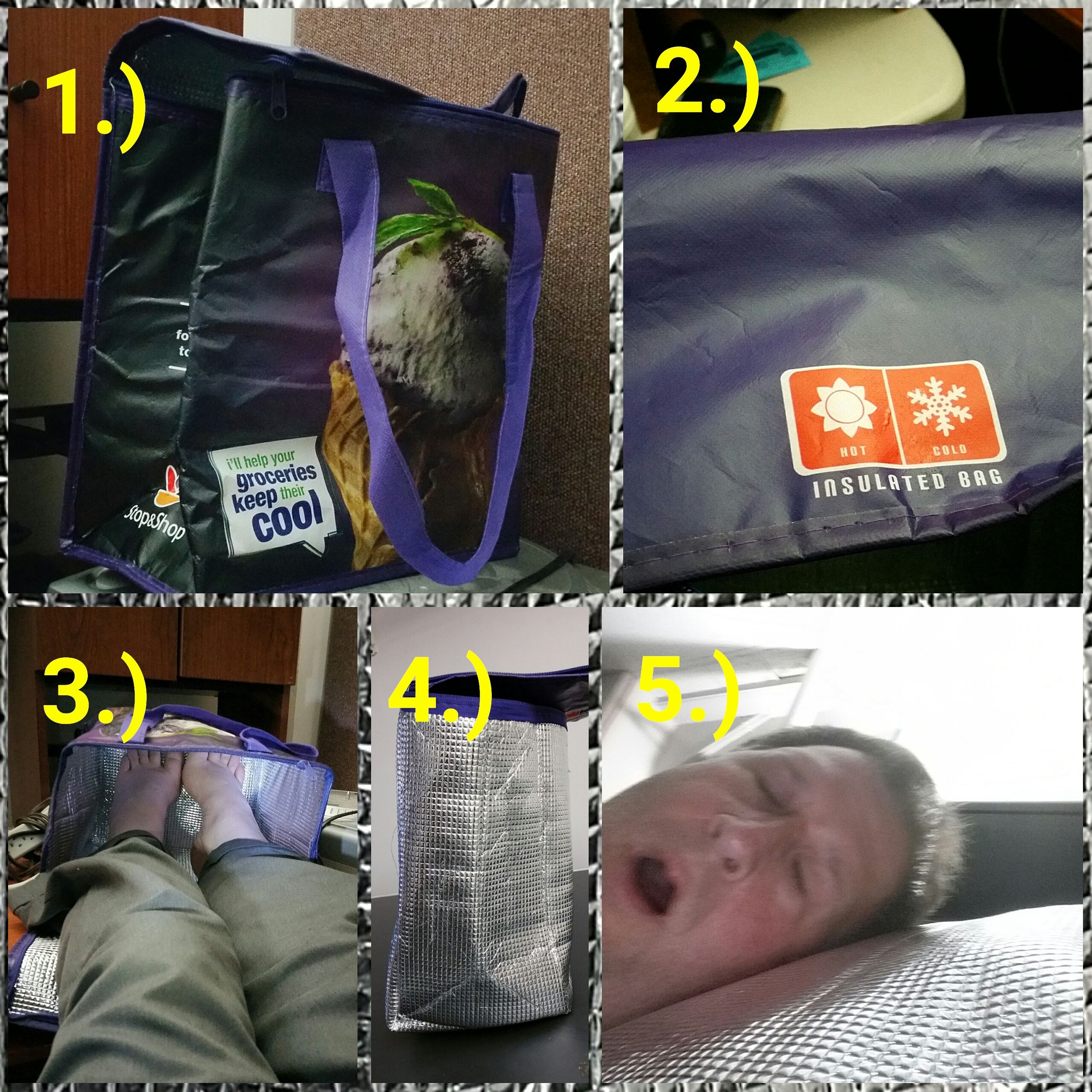 Two Dollar Thermal Multi-Use Survival Bag. 