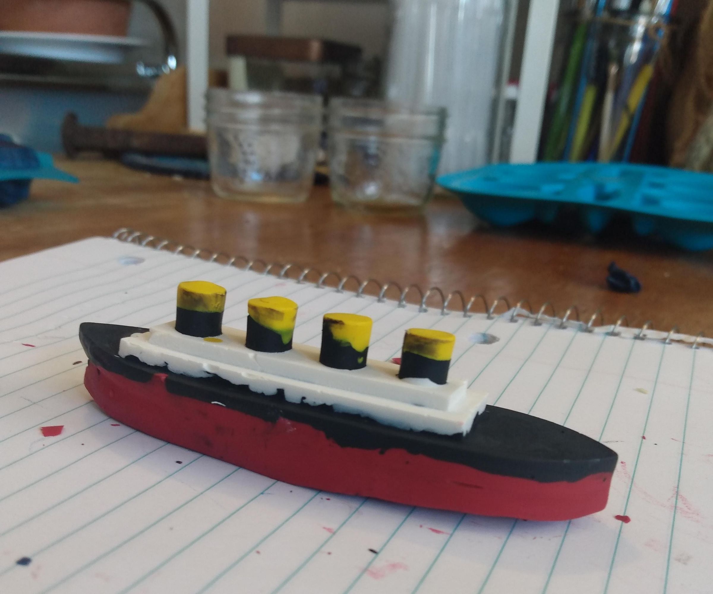 Titanic Multicolored Crayon
