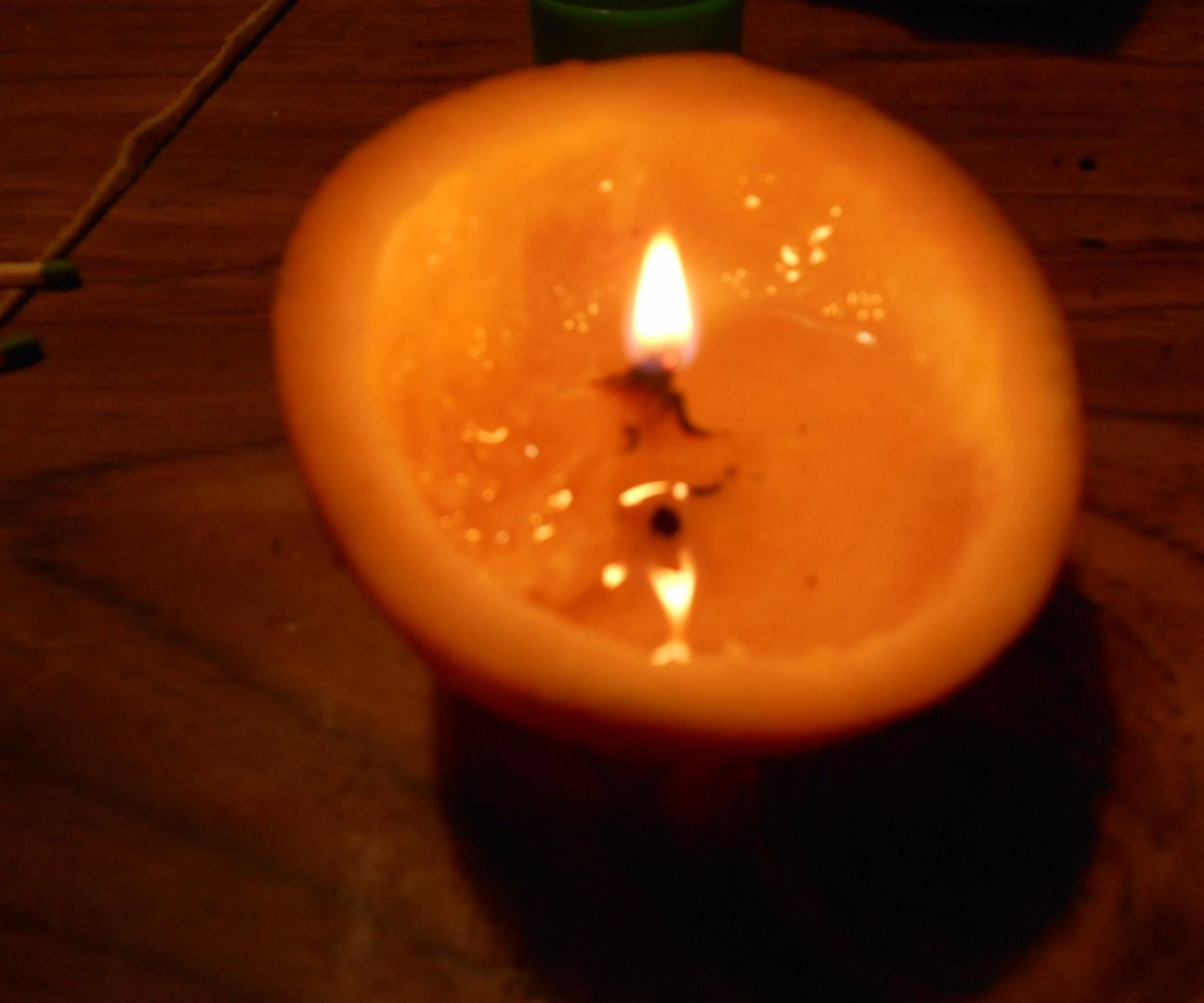 Easy Orange Candle