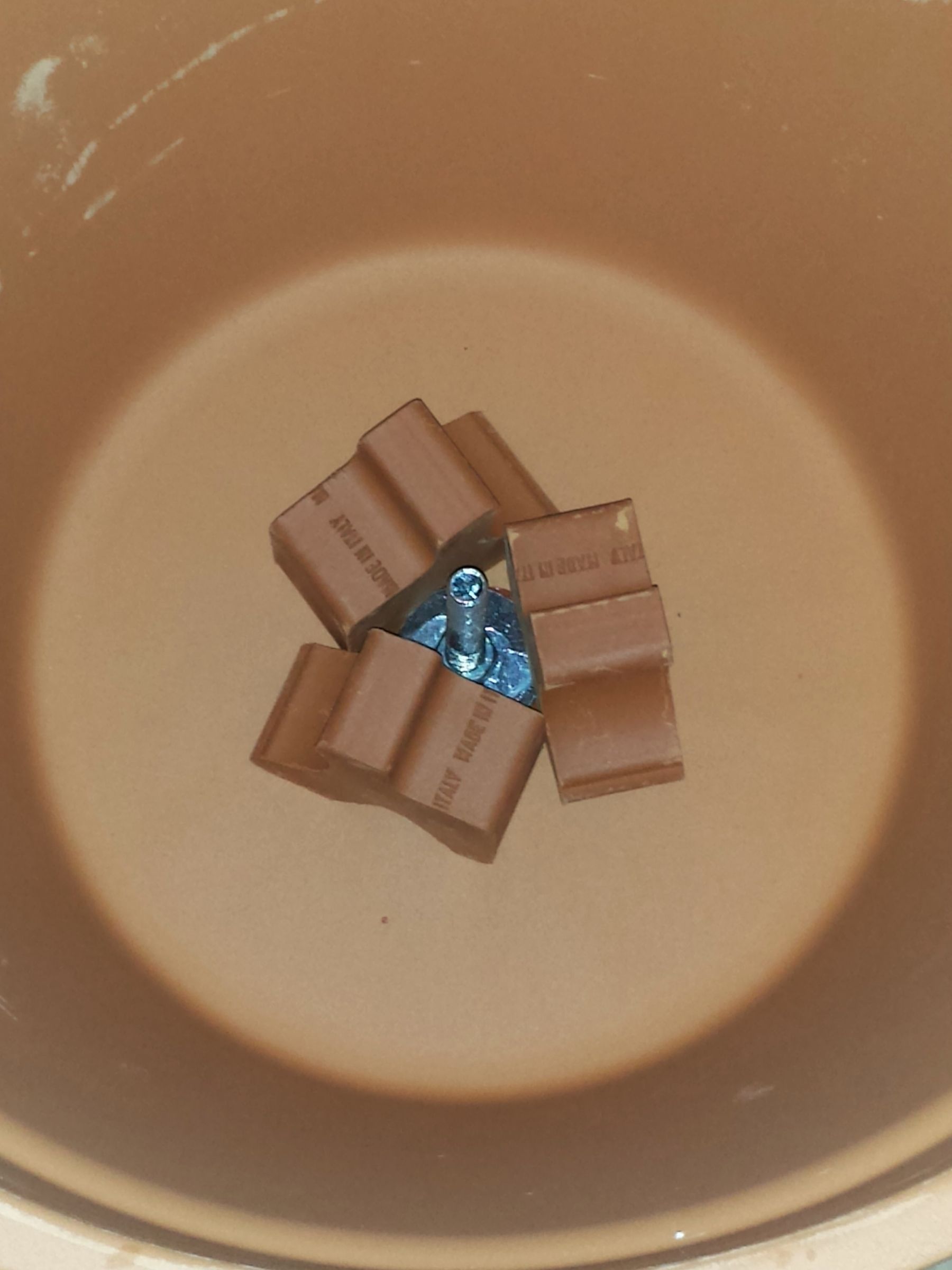 Prepare the Washer on the Bolt to Seal the Inner Pot