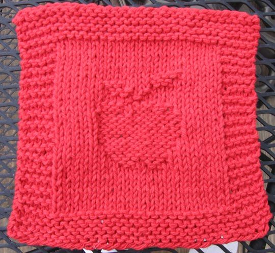 Apple & Pine Tree Dishcloths