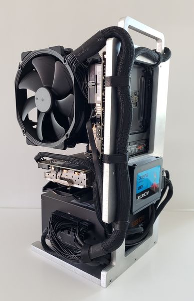 Open Pc Build Rextroth Frame Open Frame Mini ITX PC : 5 Steps (with Pictures) - Instructables