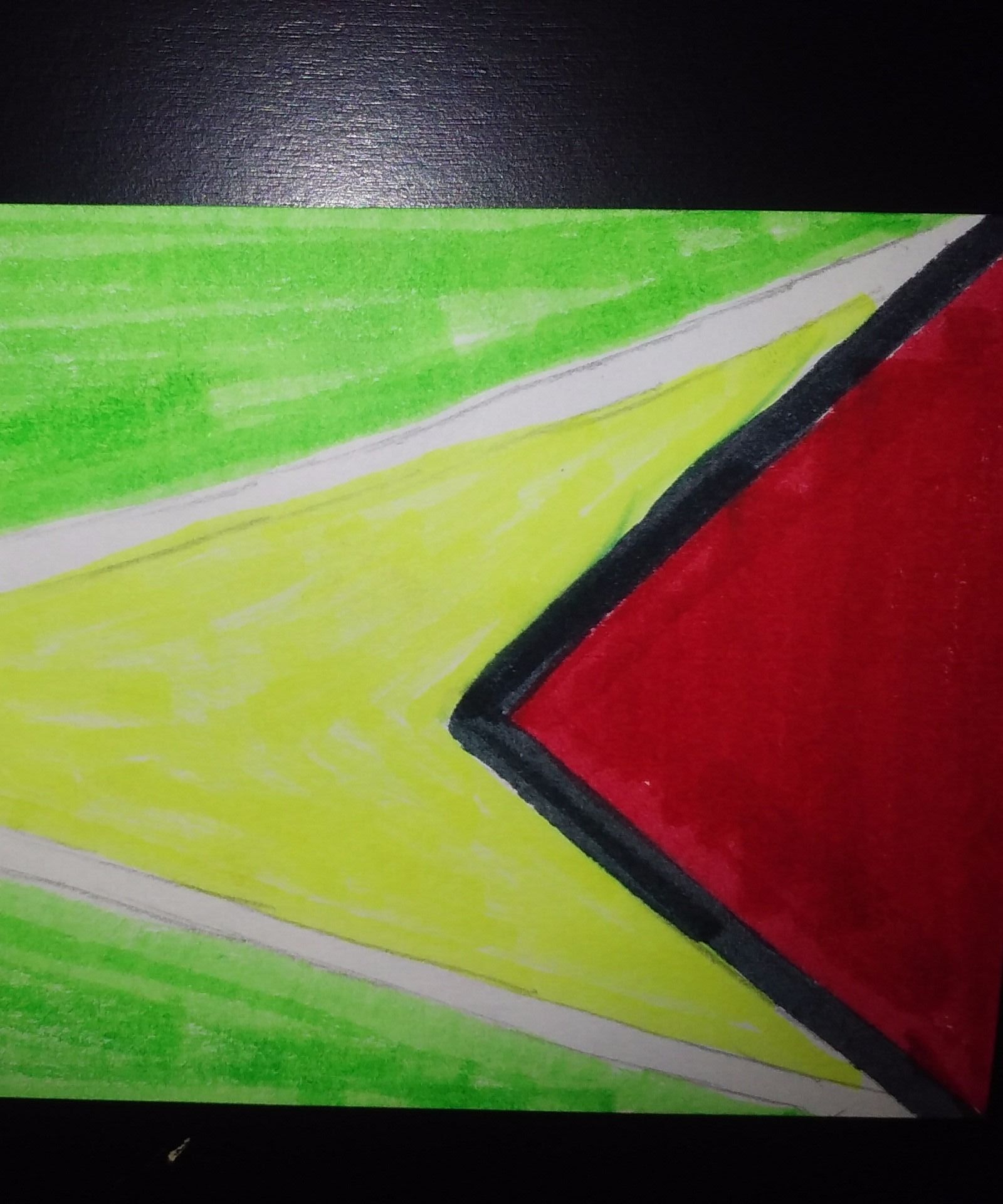 DIY Flag Art: Guyana