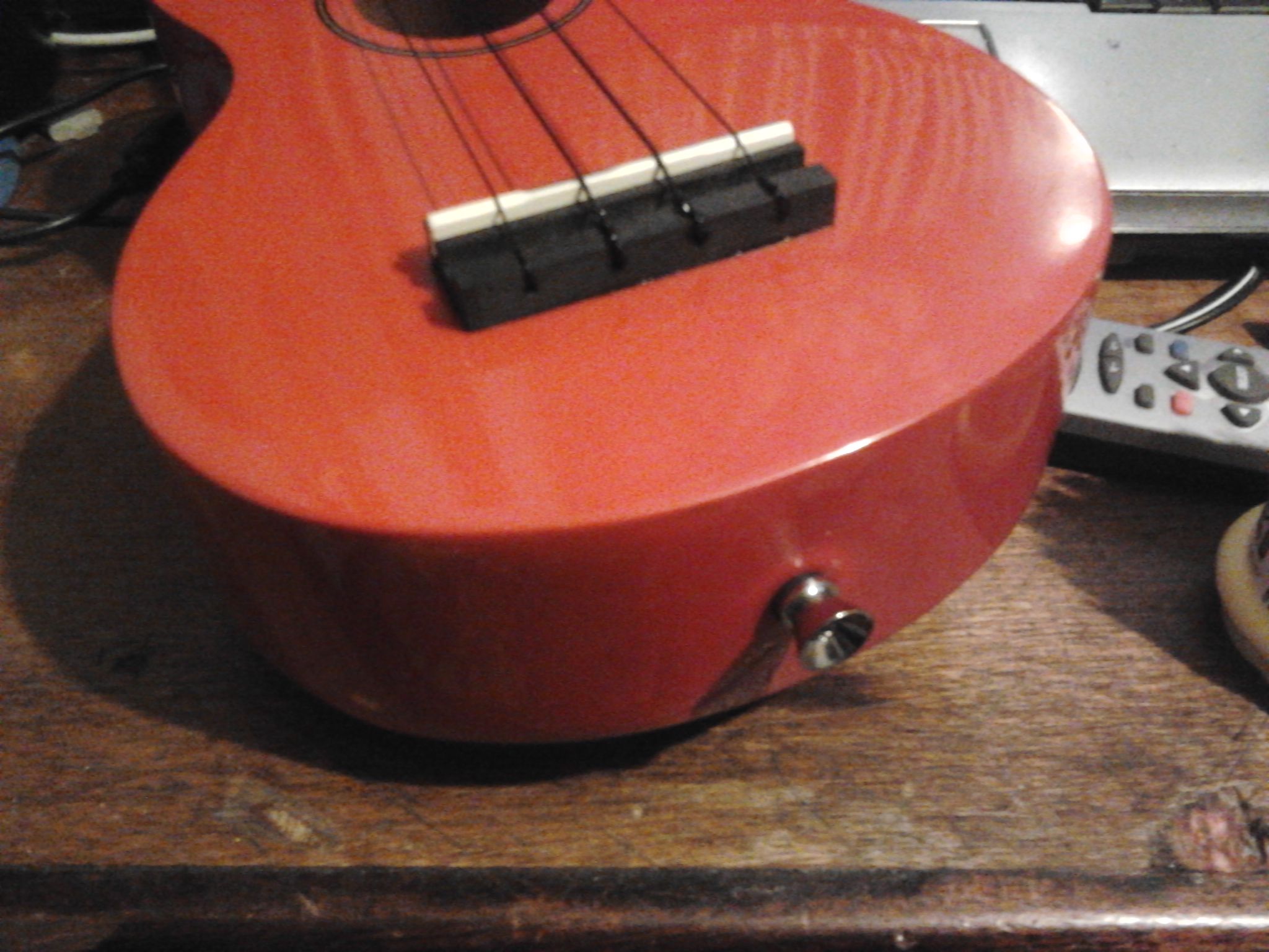 Fit Guitar Strap End Pin Buttons and Gutar Style Strap to a Ukelele. Instructables