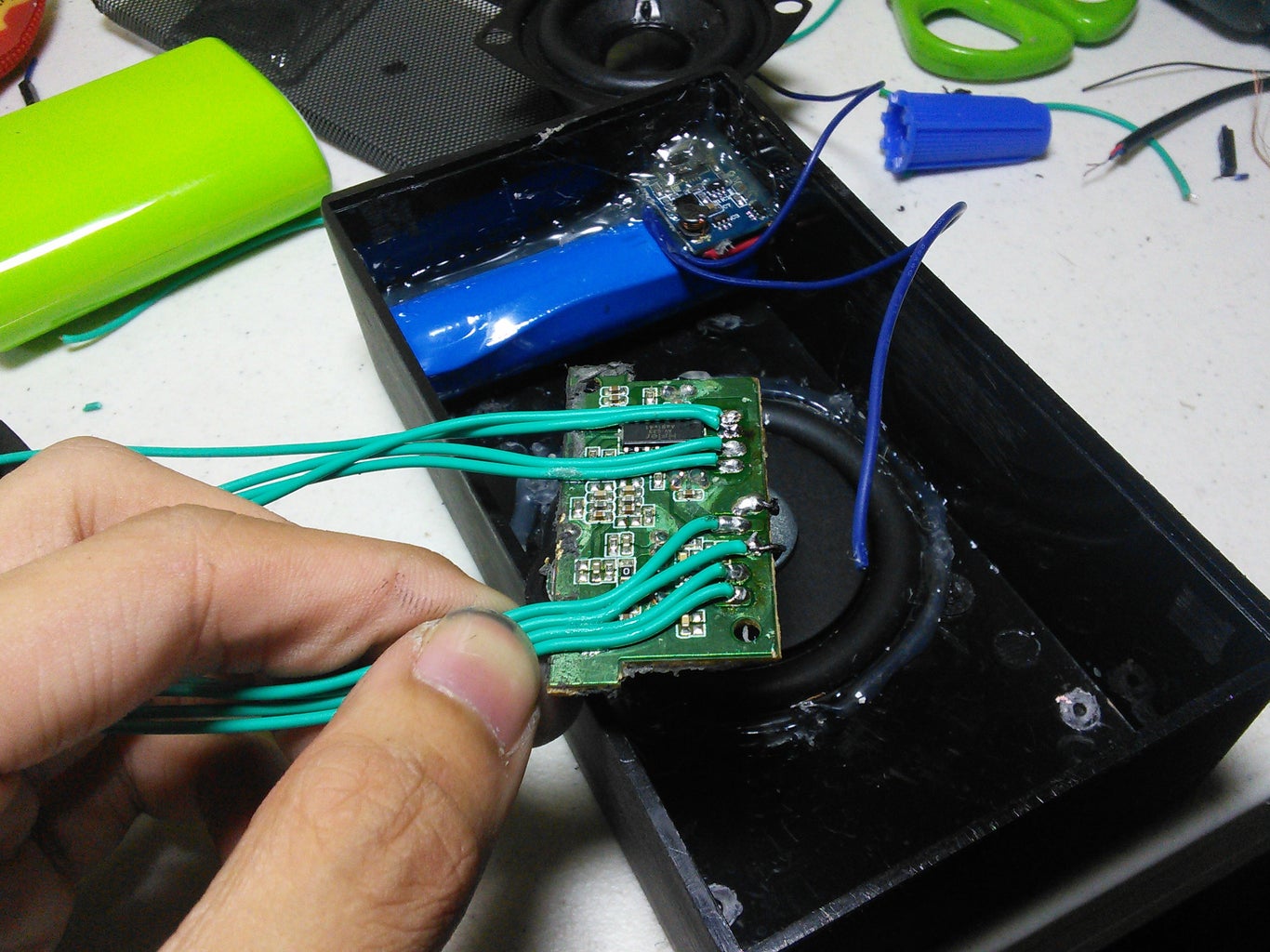 Make a Solar Bluetooth Speaker (Homebrew Big Jambox) : 15 Steps (with ... Circuit Diagram