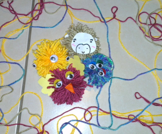 How to make Pom Pom Monsters/Animals