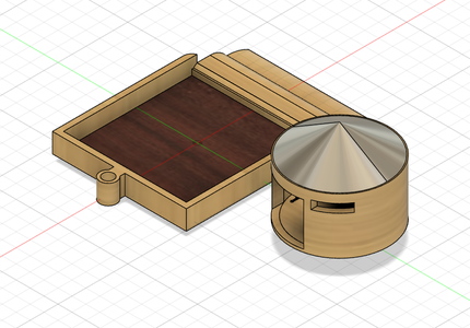 Temporary House With Trailer