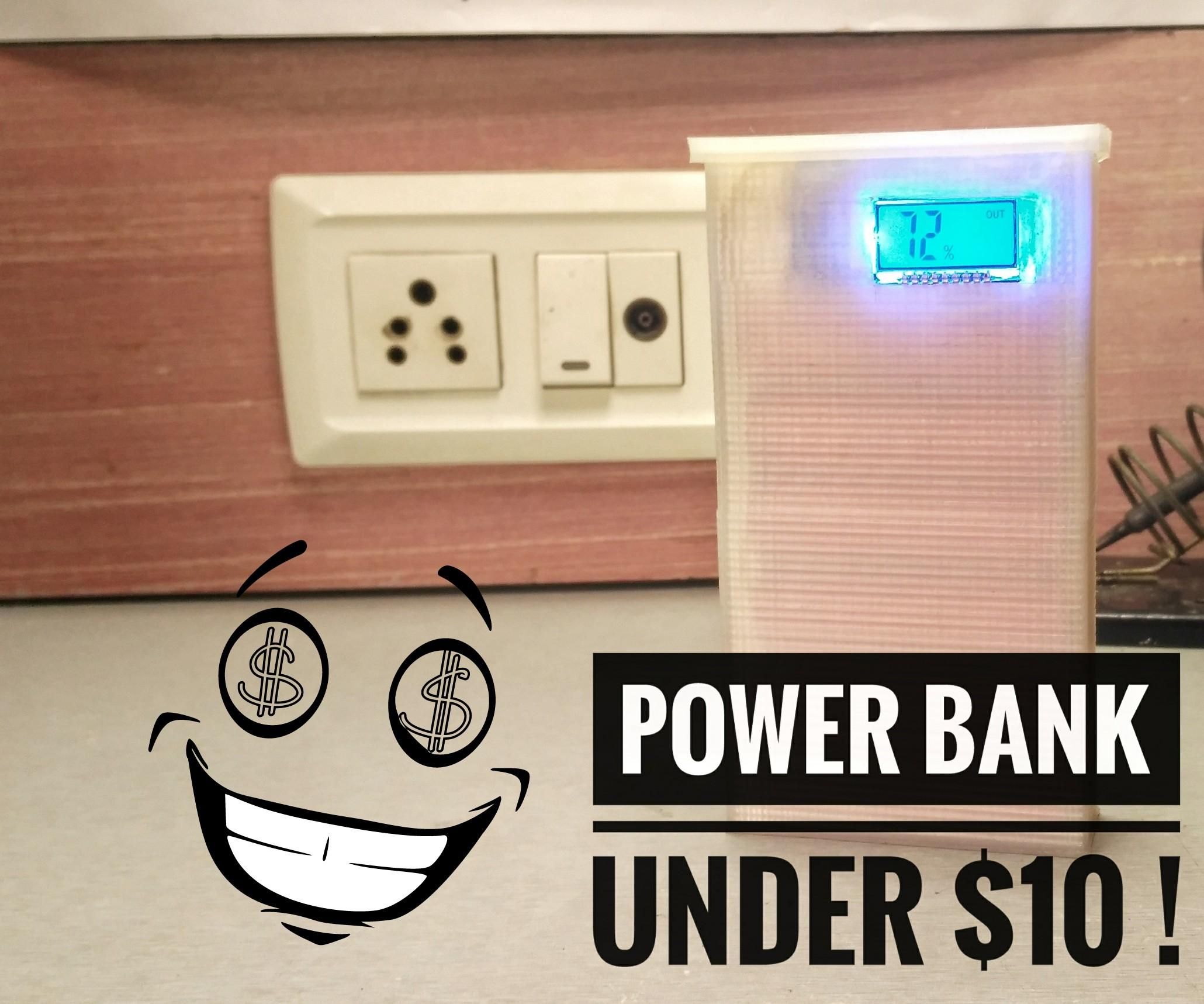 Power Bank Under $10 ! | DIY | 3D Printed 