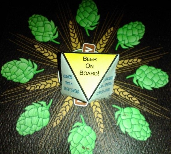 Magic 8 Beer 8 Sided Die