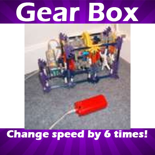 K'nex Gearbox: Make Your Motor 6x Faster/slower!