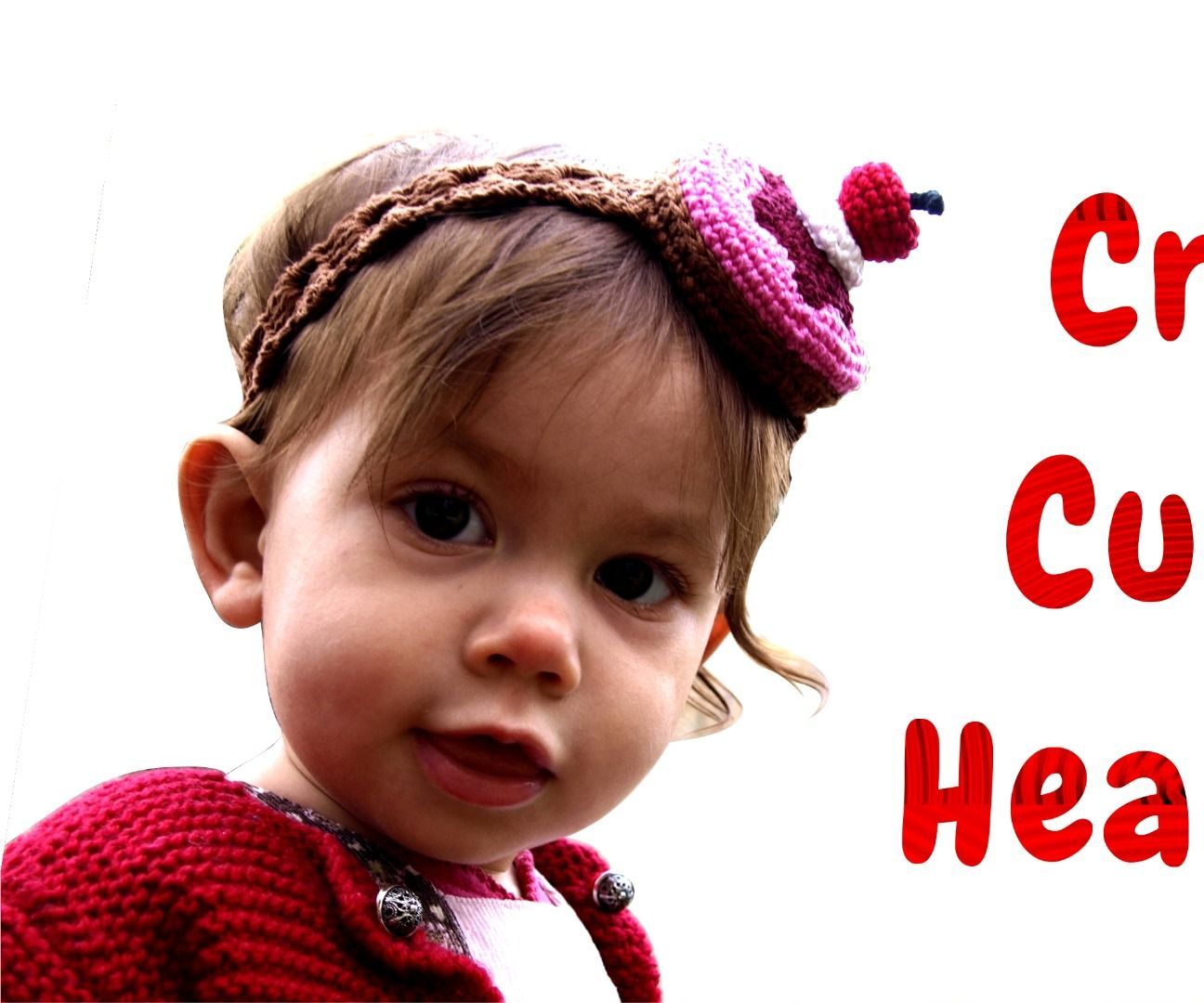 Crochet Cupcake HeadBand