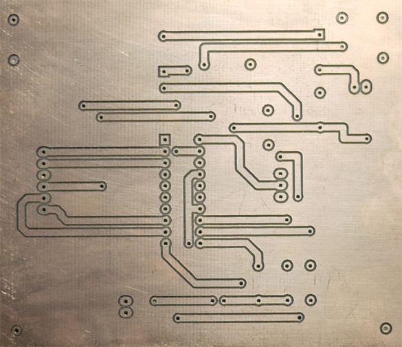 CNC USB Dual Layer PCB Milling