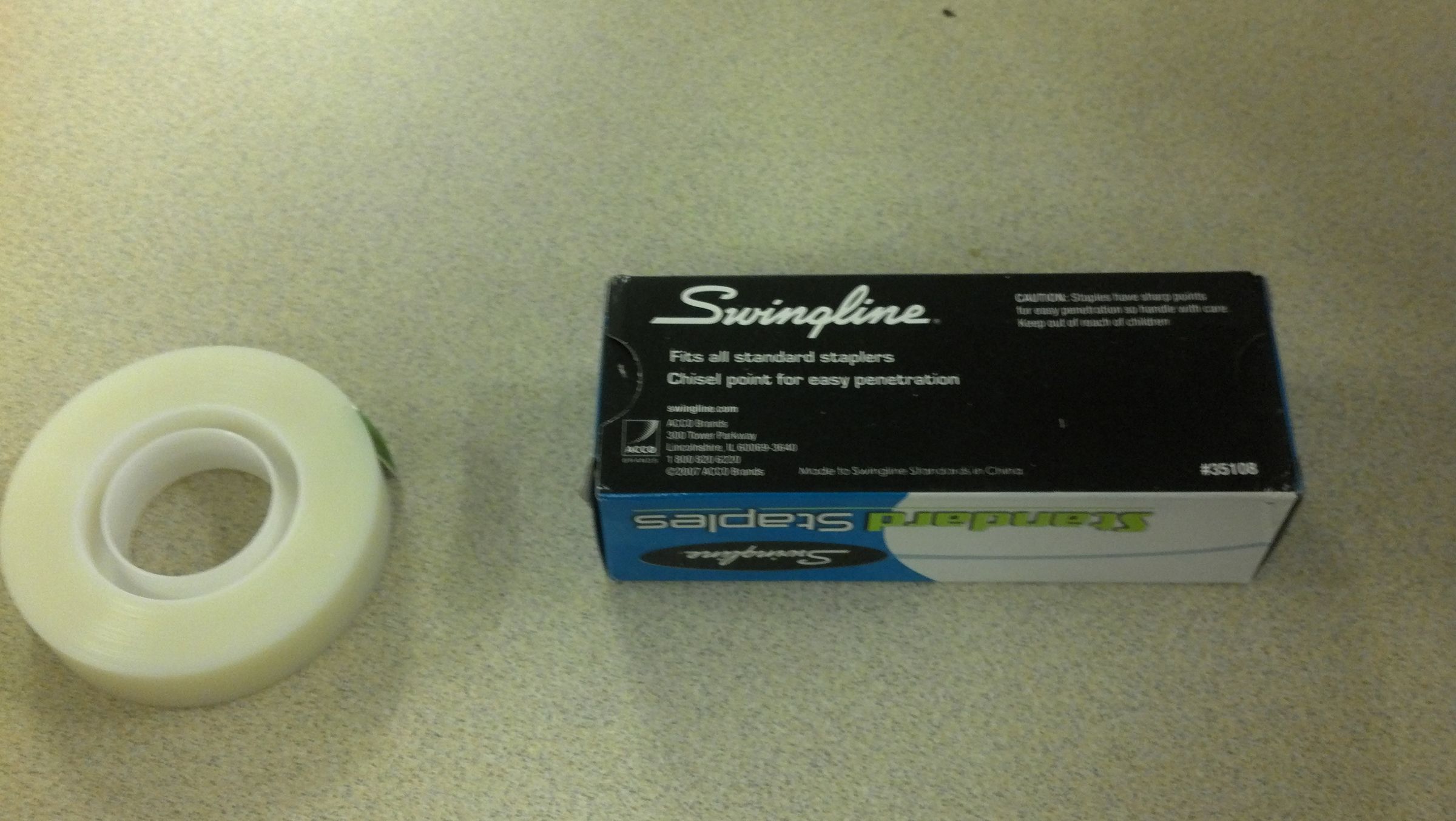 Hidden Compartment in a Box of Staples