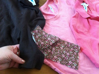 Ruffly Pink Applique Shirt
