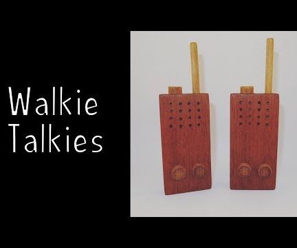 Wooden Toy Walkie Talkies