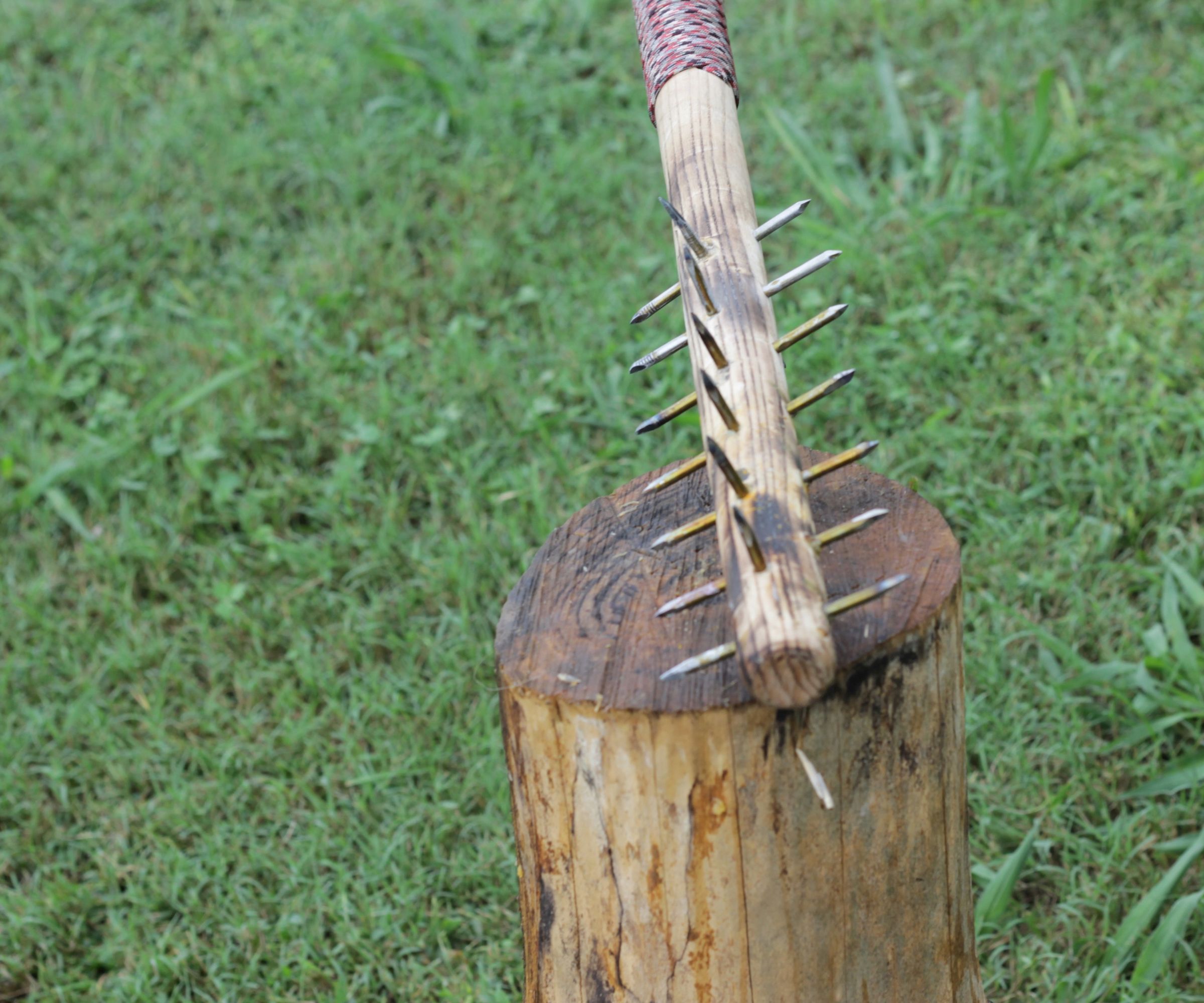 How to Make a Spiked Club (easy DIY Project)