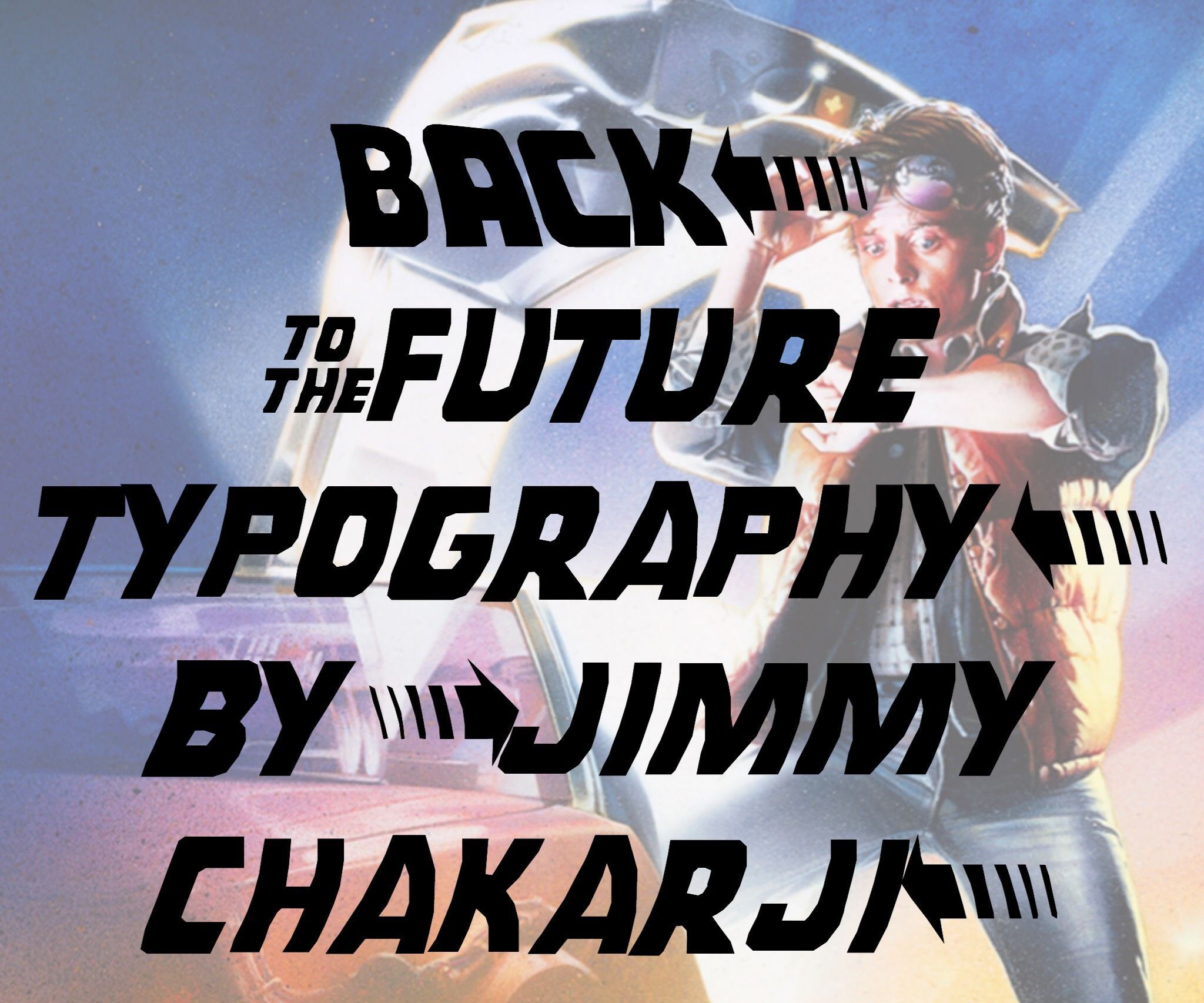 Back to the Future Typography