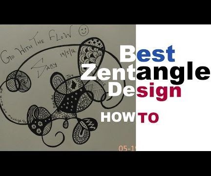 How to Make Best Zentangle Design  