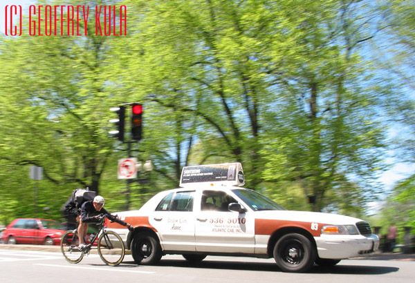 How to Skitch on a Bicycle (Grab Onto a Moving Car)