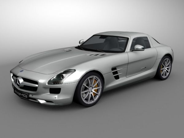 Mercedes BENZ SLS AMG:Made With Maya 2010