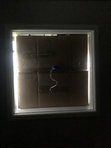 Attach the Cardboard to the Window