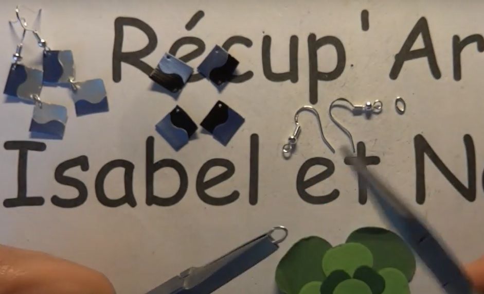 How to Make Little Two Colored Square Earrings Using Coffee Pods : 4 Steps  (with Pictures) - Instructables