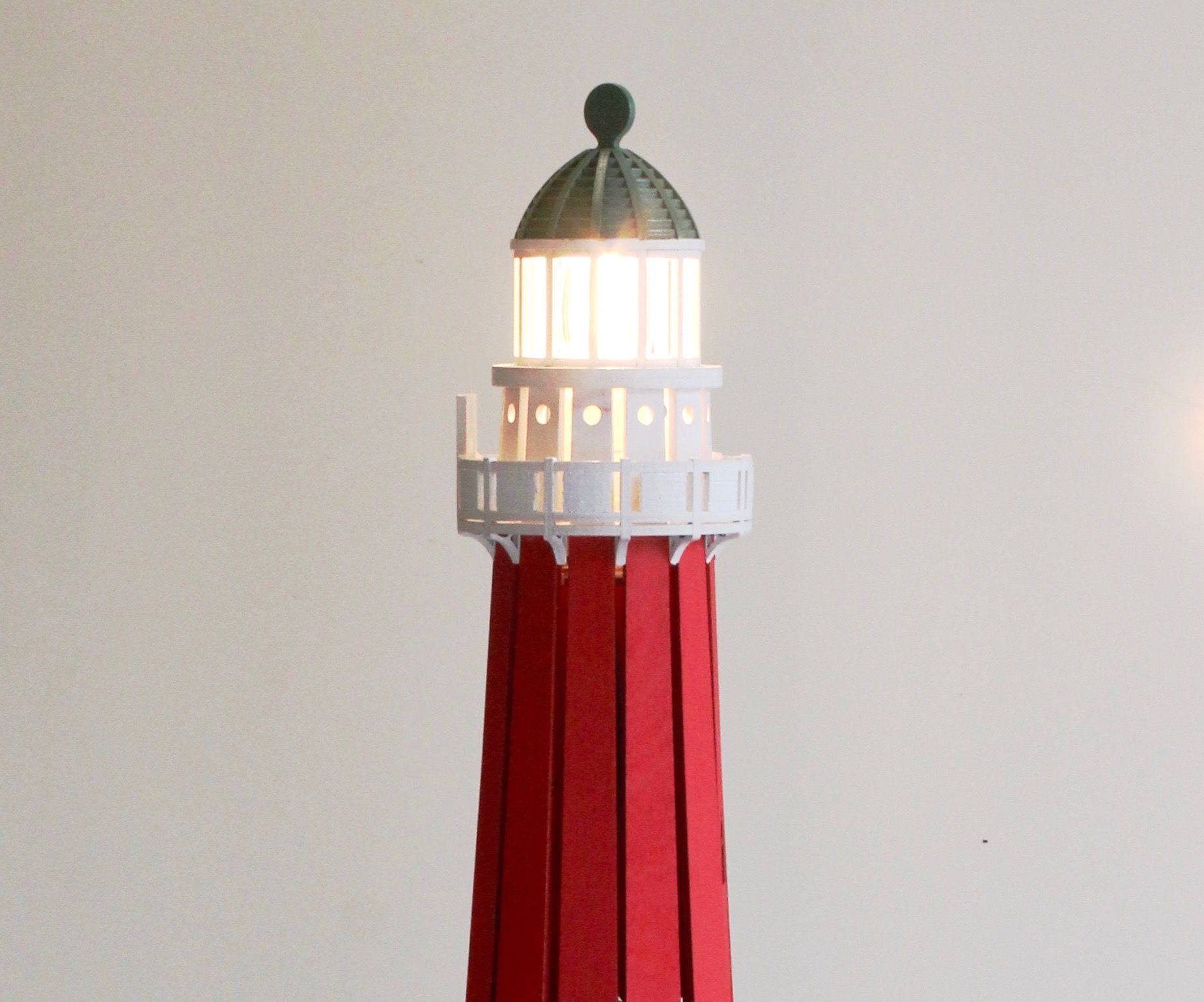 Scheveningen Lighthouse Lamp (Laser-Cut Scale Modeling)
