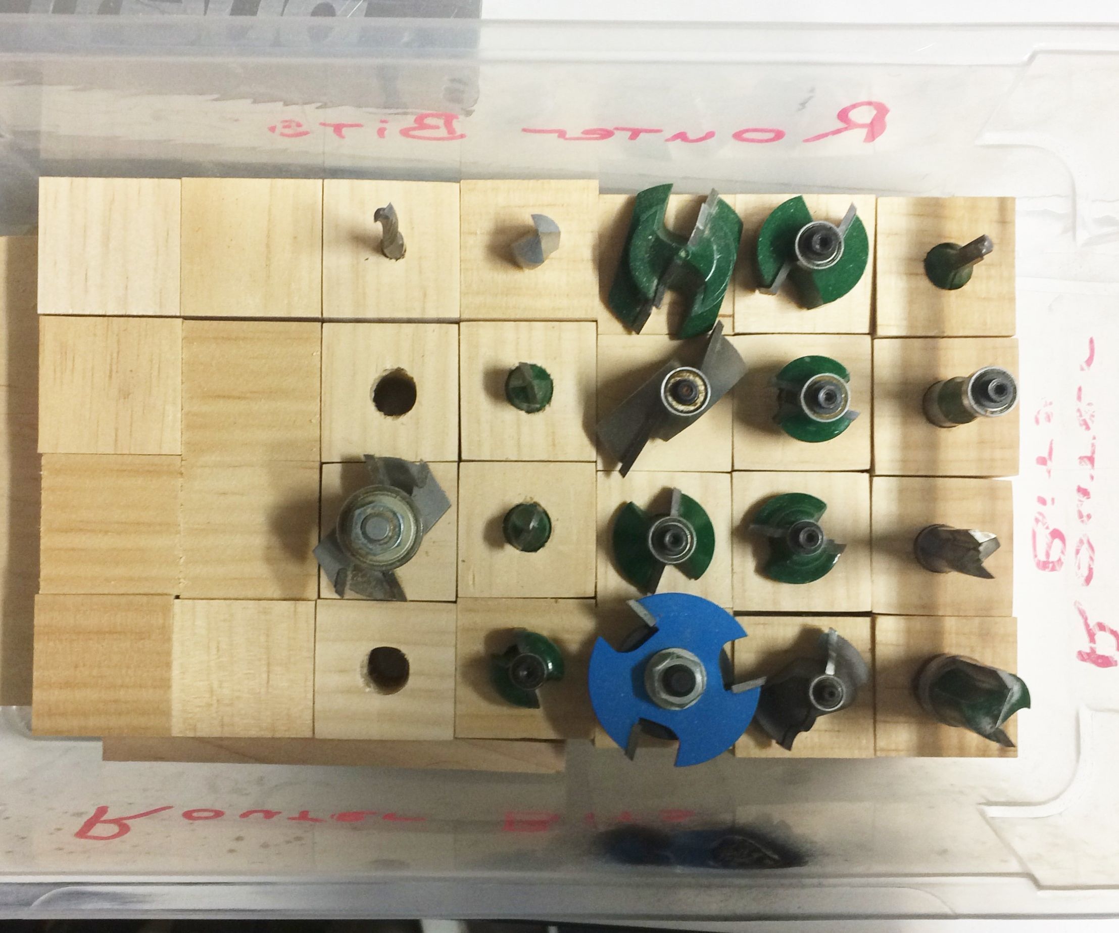 Router Bit Storage Box