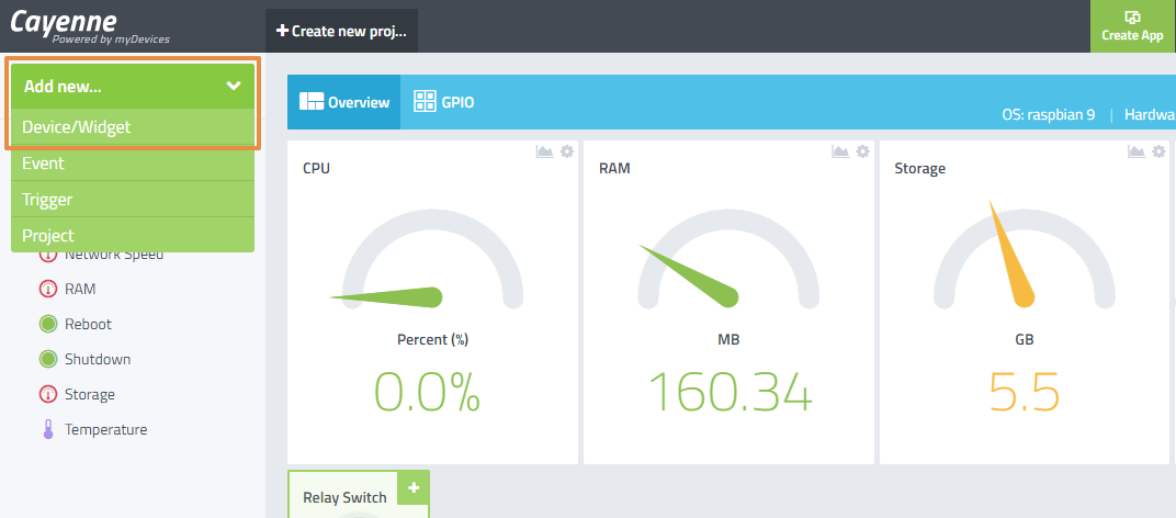 Getting Started With Cayenne IoT for Raspberry Pi : 12 Steps ...