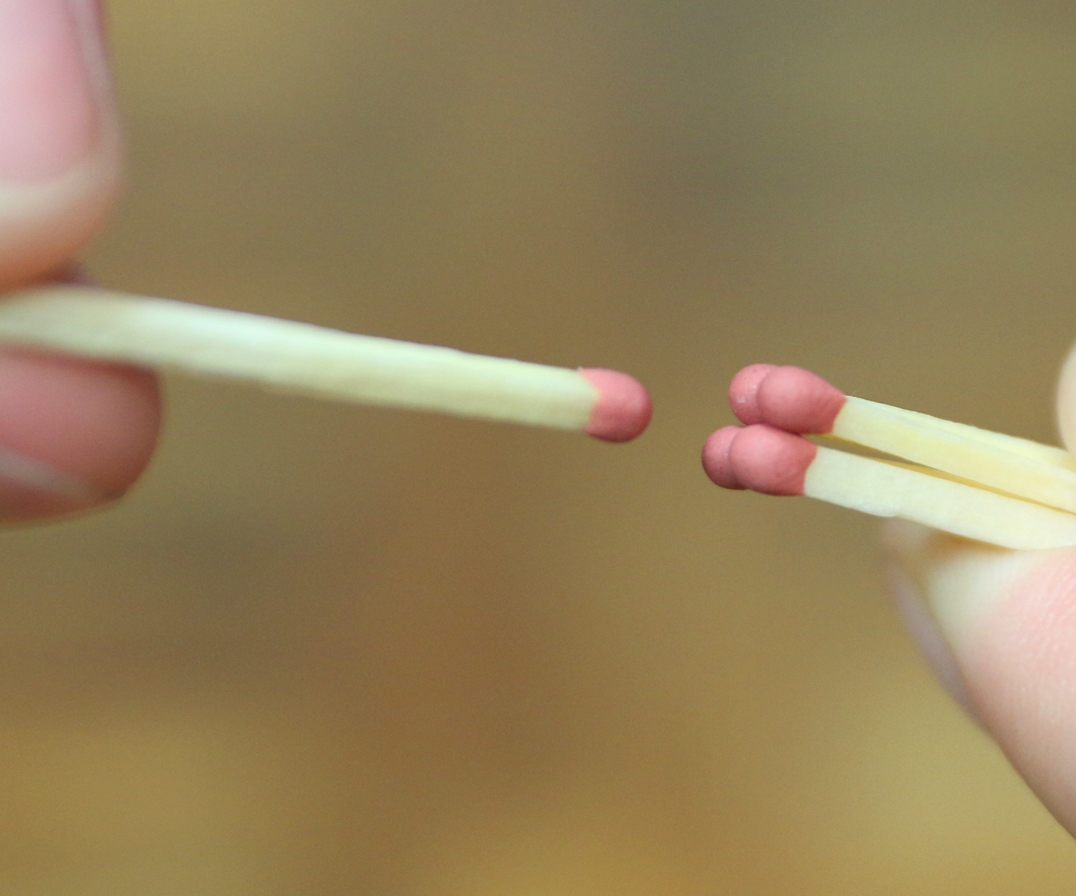 How to Light a Match Against Another One