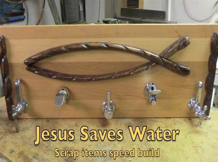 Jesus Saves Water- Speed Building a Coat Rack