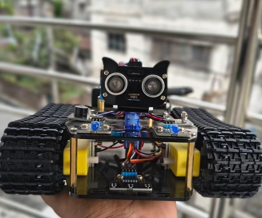 Build a 4WD ESP32 Robot Car + Transform It Into a Tank | ACEBOTT QD001