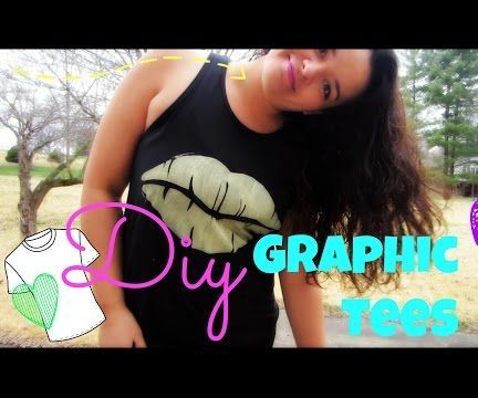 DIY Tumblr Inspired Graphic Tees