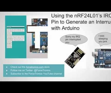 How to Use the NRF24L01’s IRQ Pin to Generate an Interrupt With Arduino