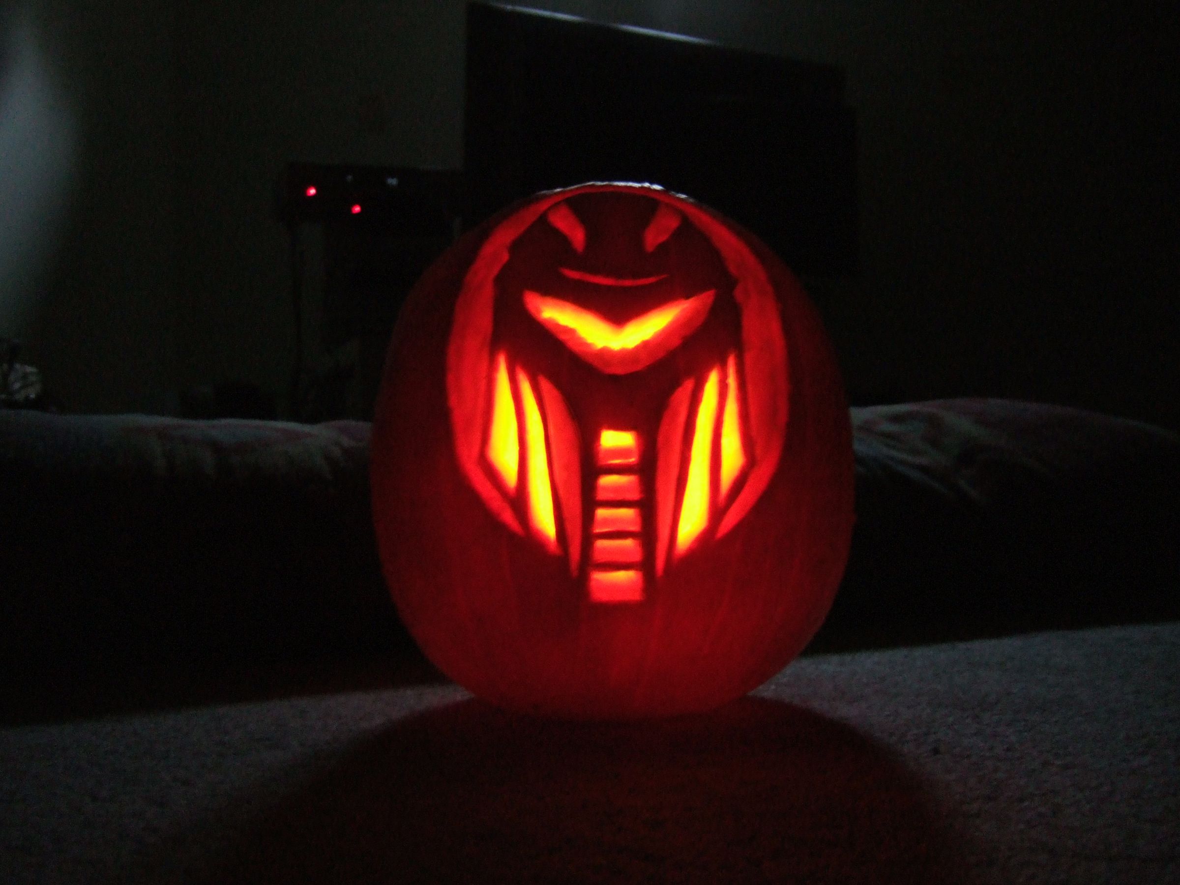 Cylon Pumpkin 2012