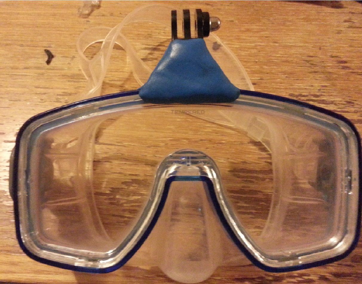 Underwater Mask for Gopro Hero, Using Mask, Joint and 3 Sugrus