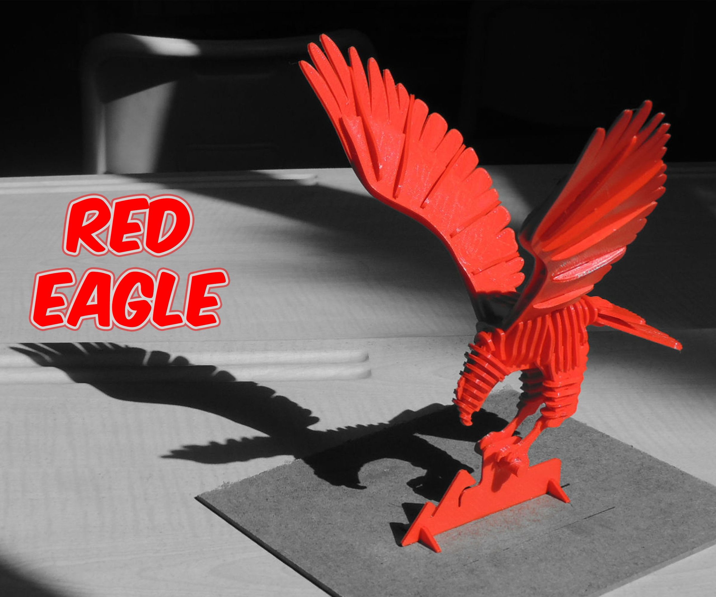 3D PUZZLE : RED EAGLE