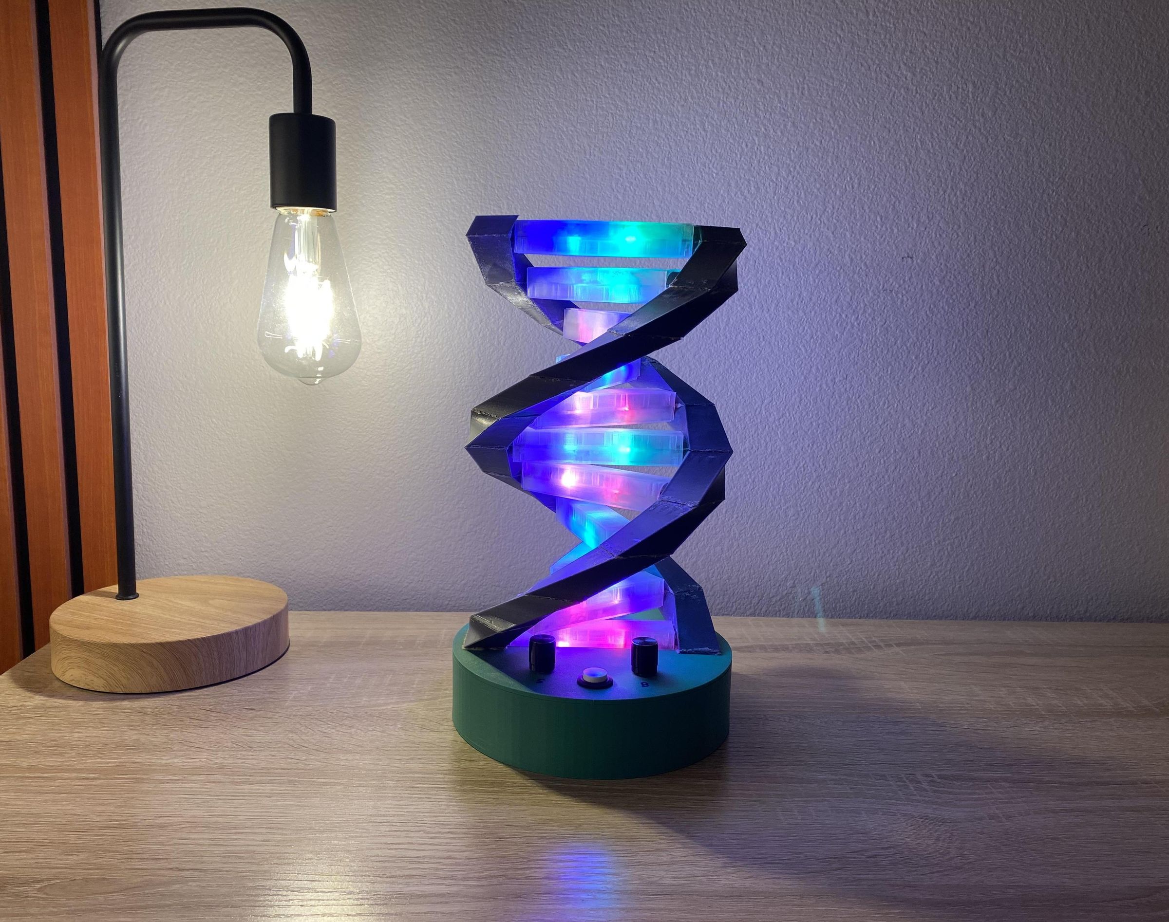 A DNA Lamp That Uses the Full Genetic Code of Humanity