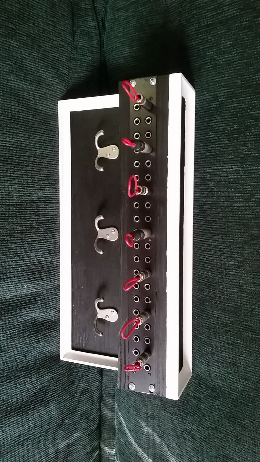 Patch bay key holder