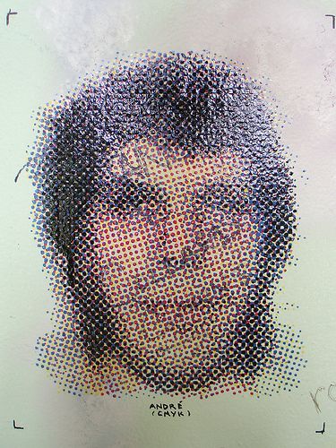 Full Color Stencil Art With Halftoning