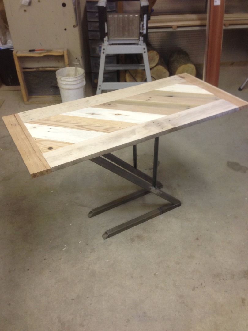 How to : Steel and Pallet Table / Reuse Refuse - Image 1