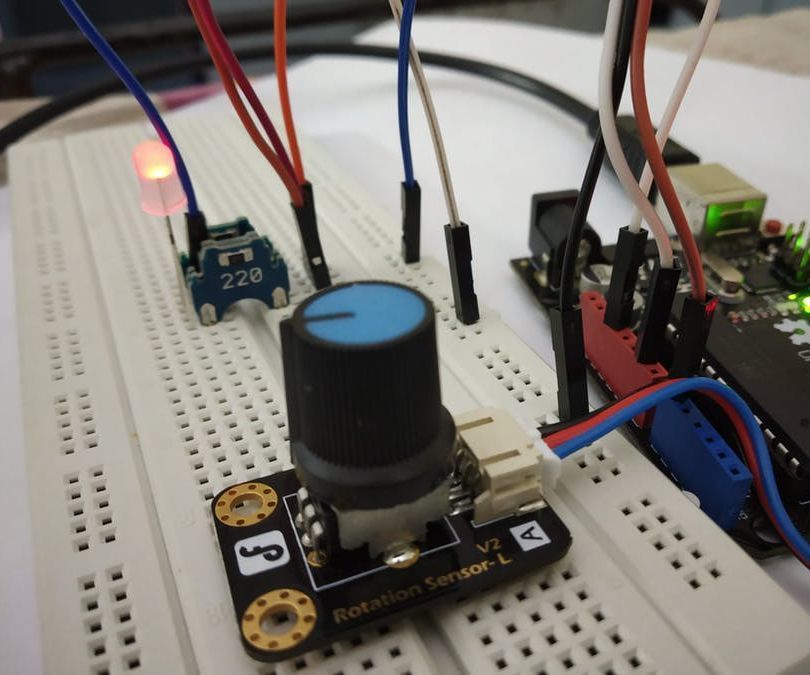 Controlling RGB Using a Potentiometer!