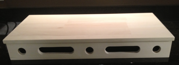 After Drilling, Cutting, and Sanding