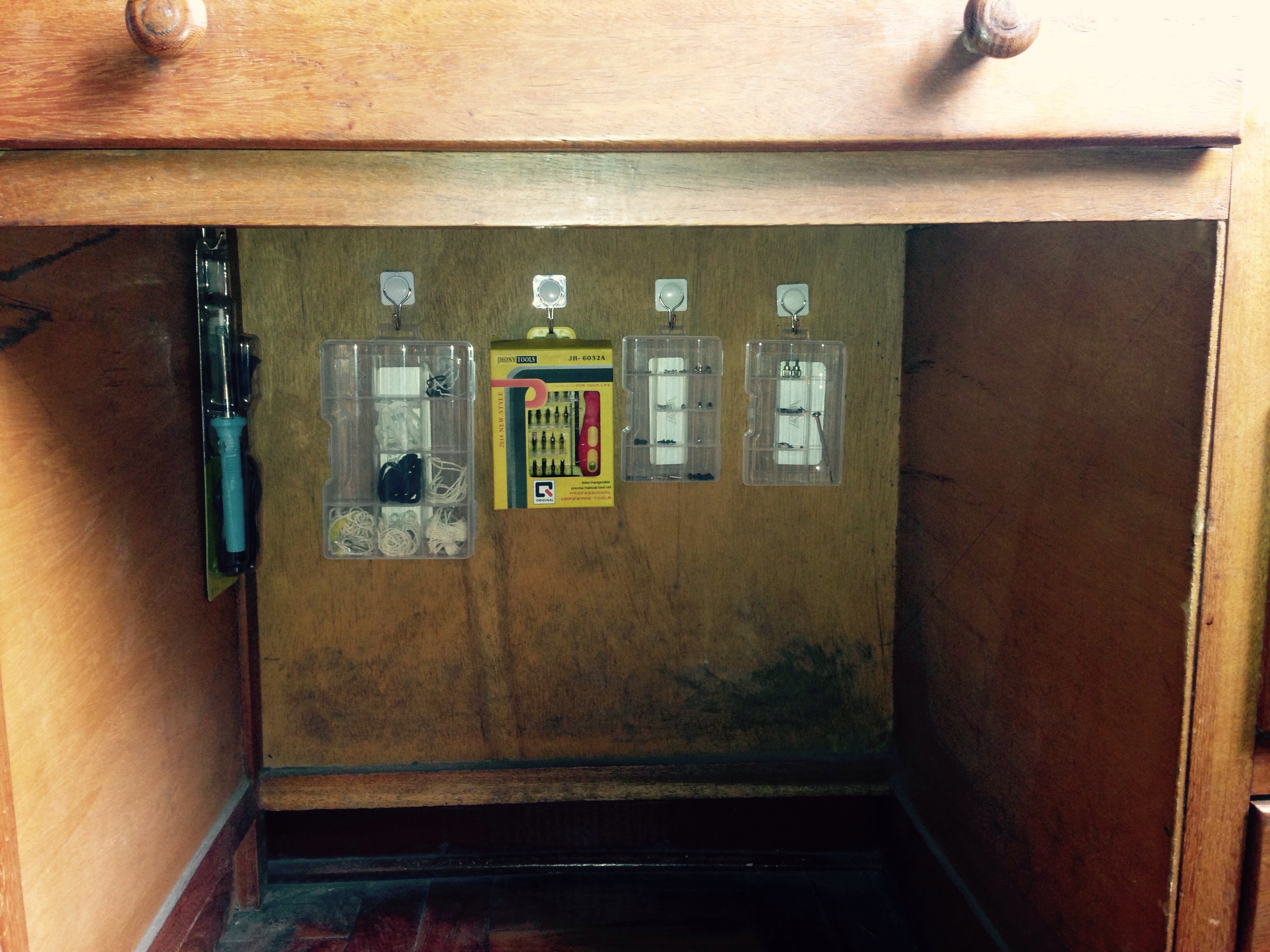 There was space below my Desk