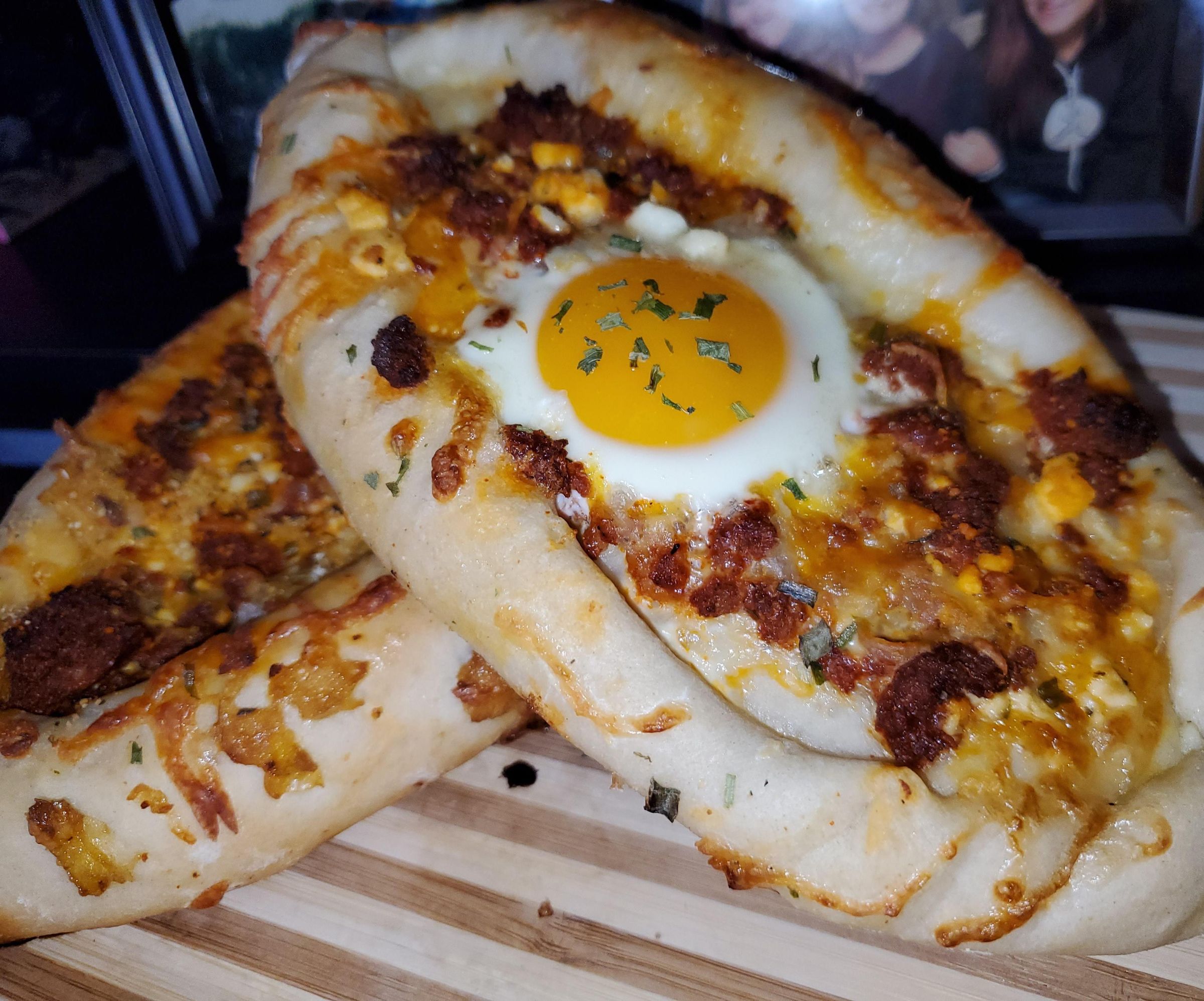 Customizeable Breakfast Bread Boats 