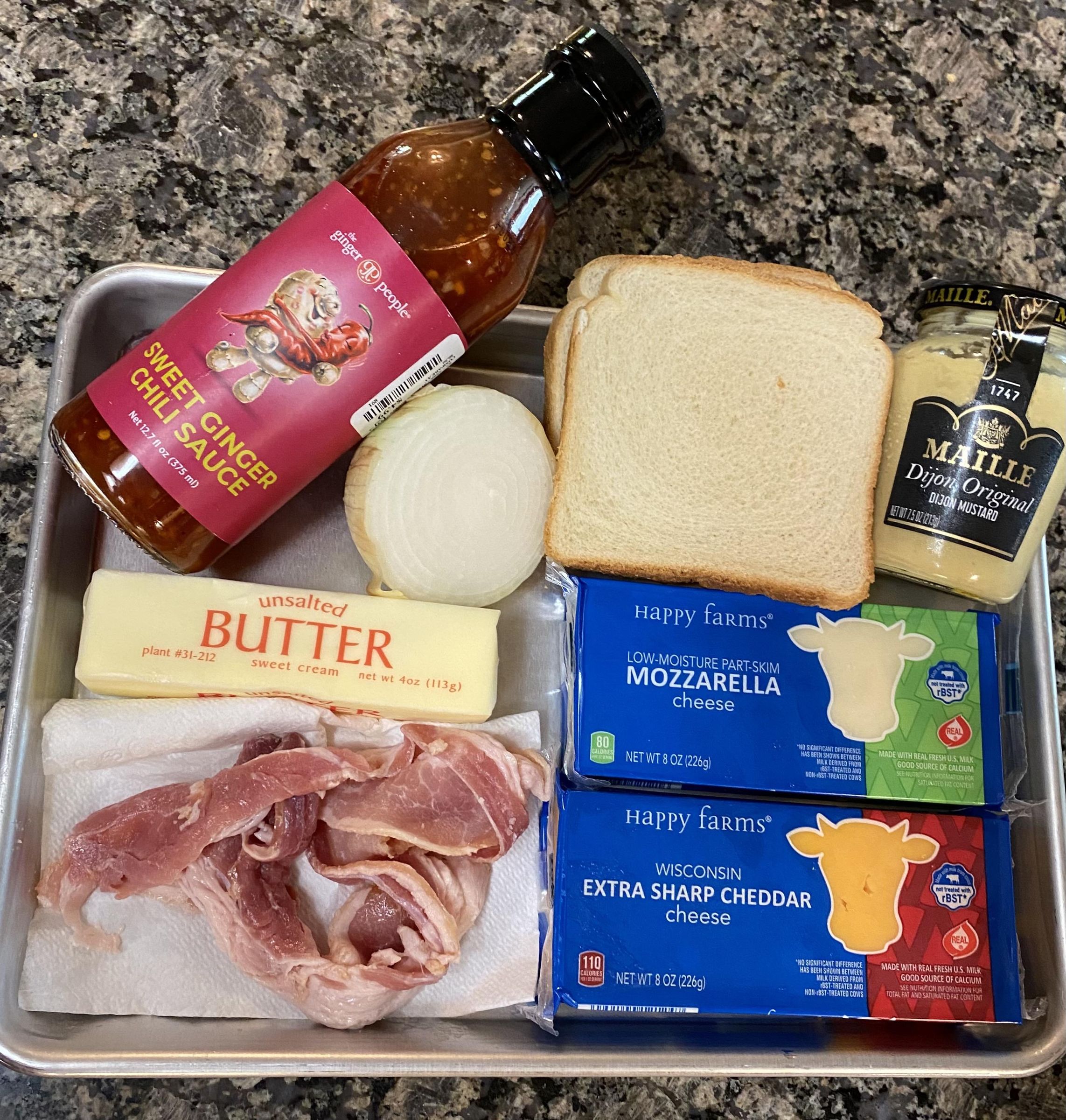 Sweet Thai Bacon Jam Grilled Cheese 6 Steps (with Pictures