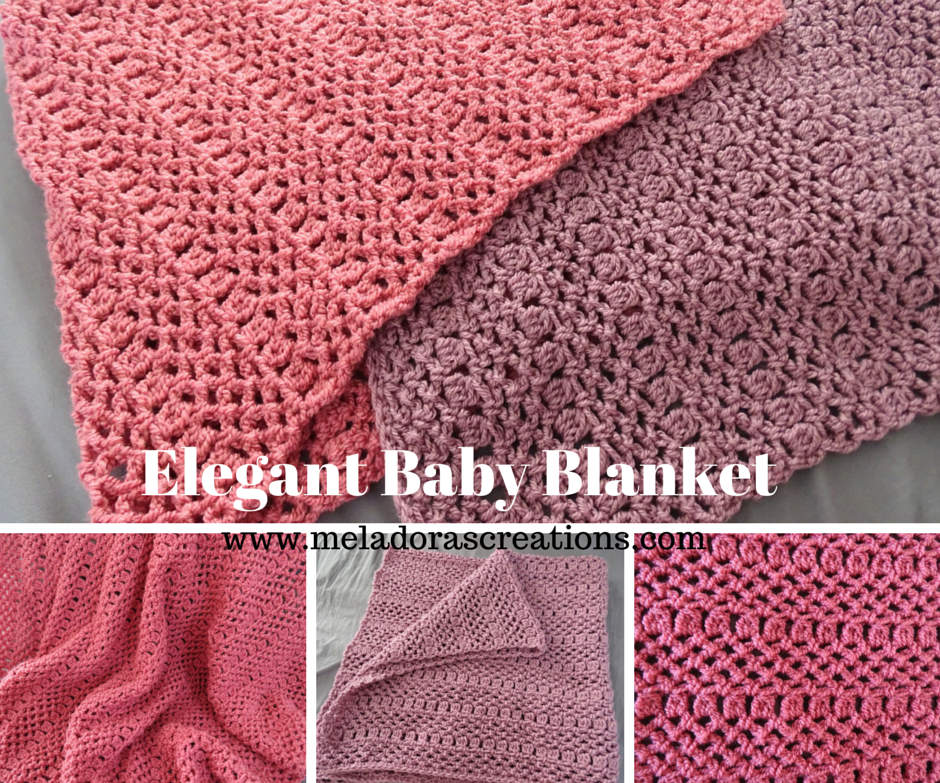 Elegant Baby Blanket - Free Crochet Tutorial