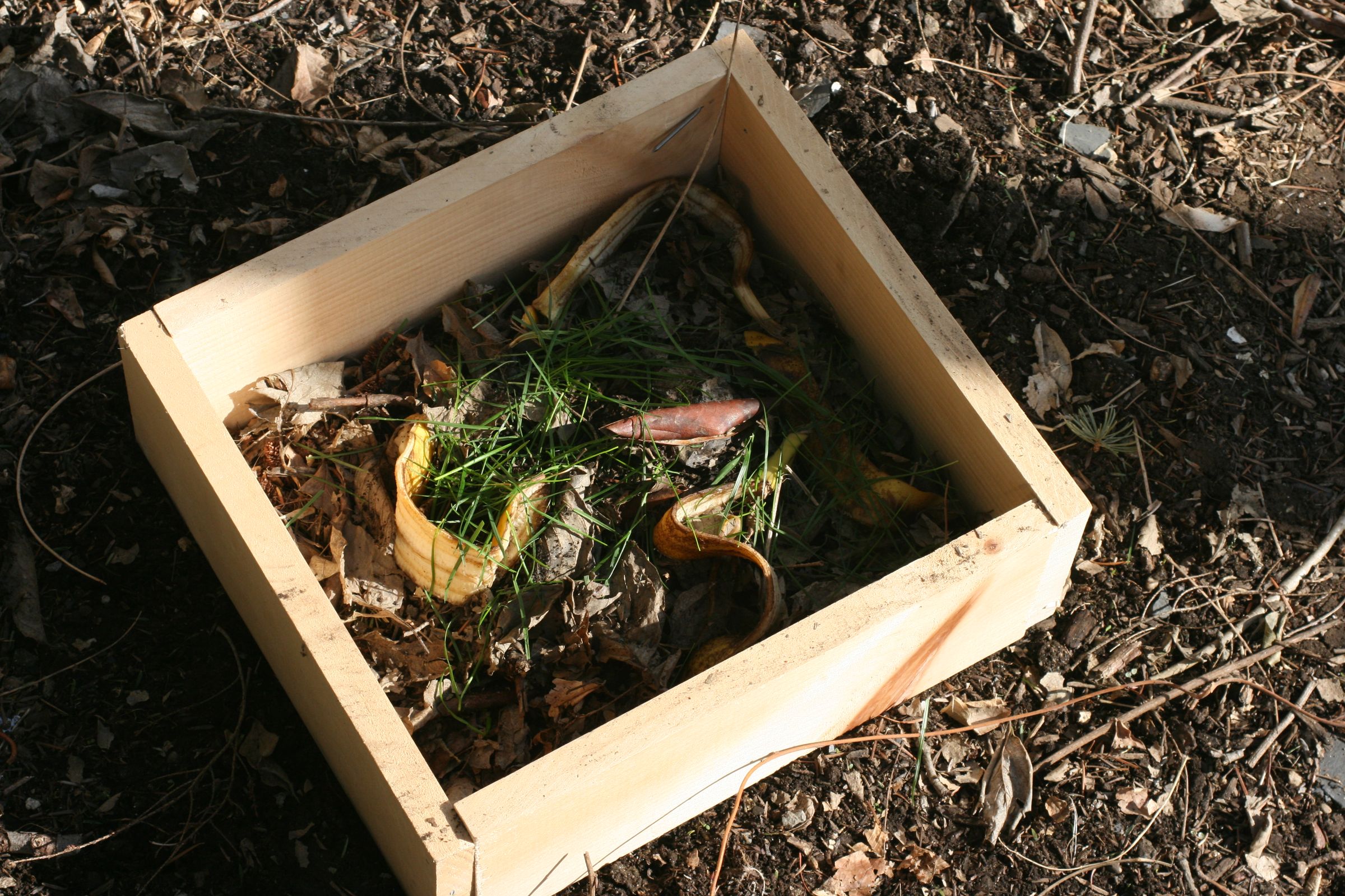 Mini Wooden Portable Compost Bin